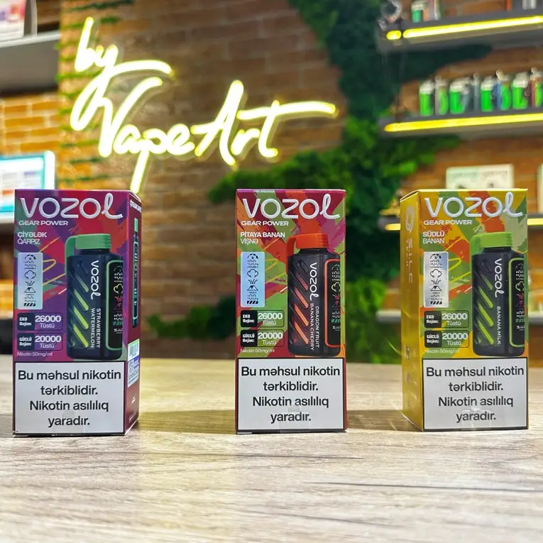 VOZOL GEAR POWER 26000 – Full Display, 24ml, Dual Mode Disposable Vape